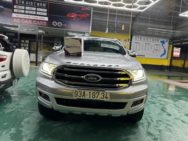 Độ đèn nâng cấp ánh sáng nâng cấp ánh sáng Ford Everest